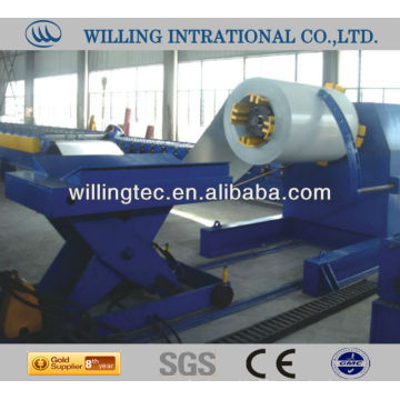 10 ton hydraulic steel uncoiling machine